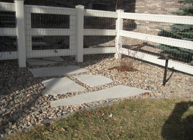 flagstone steppers path