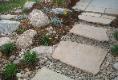 natural looking flagstone steps