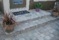 tumbled paver patio