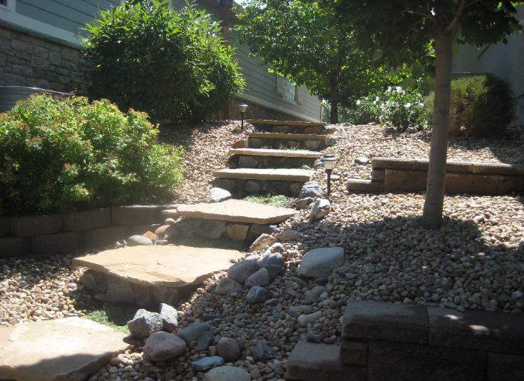 Arizona honey buff flagstone steps 