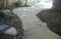 Flagstone walkway