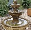3 level garden fountain