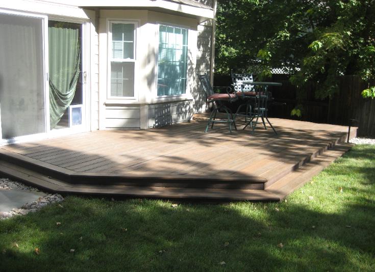 walk off composite deck