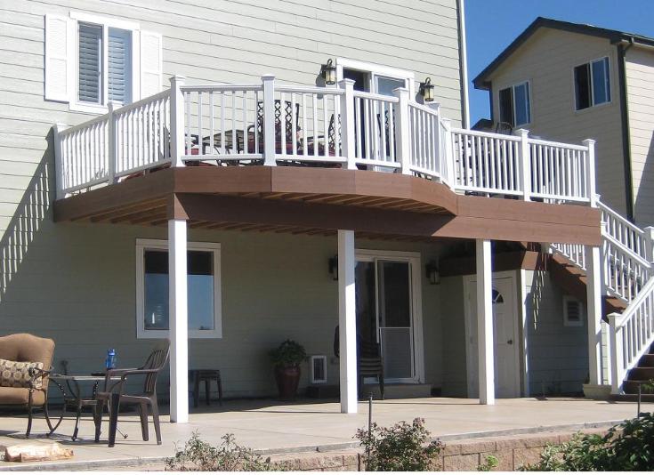 composite deck and platform steps