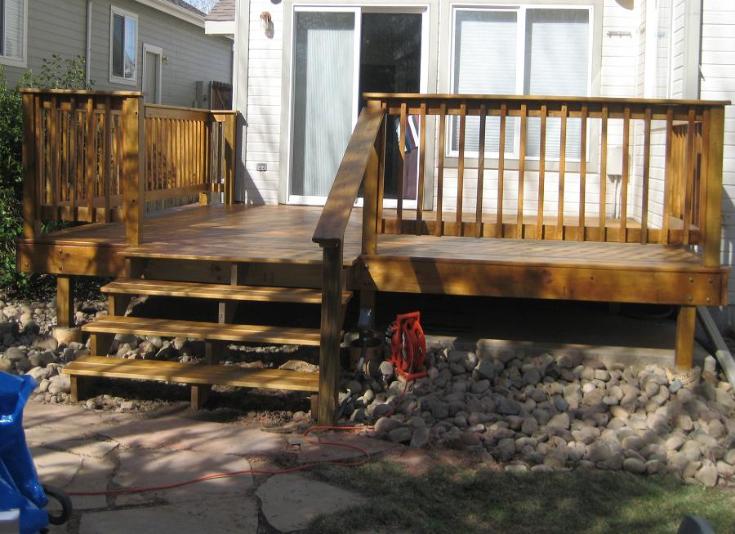 pressure treated deck 