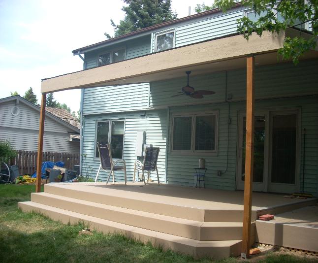deck with roof cover